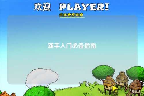新手入门必备指南