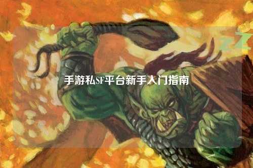 手游私SF平台新手入门指南