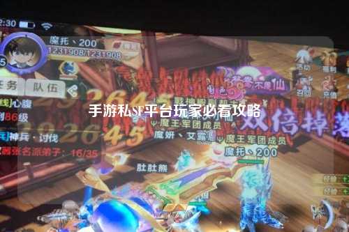 手游私SF平台玩家必看攻略