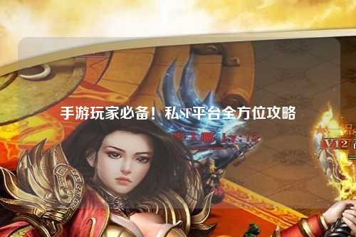 手游玩家必备！私SF平台全方位攻略