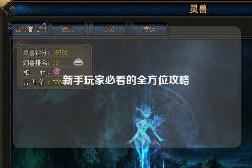 新手玩家必看的全方位攻略