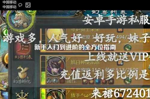 新手入门到进阶的全方位指南