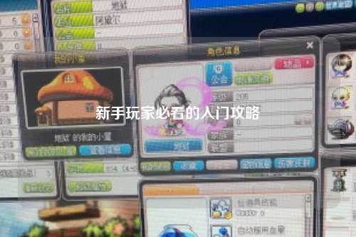 新手玩家必看的入门攻略